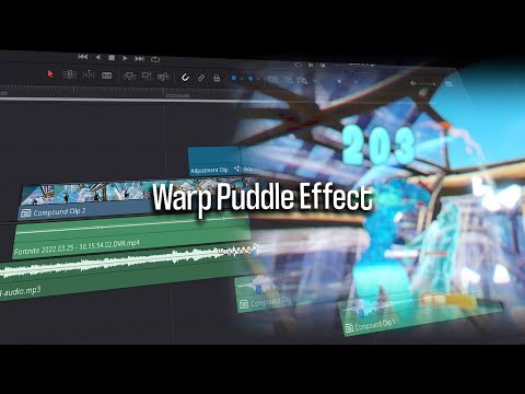 Aga *EXACT* Warppuddle Impact in Davinci resolve (FREE PRESETS)