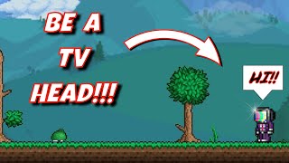 How to craft the TV HEAD SET - TERRARIA
