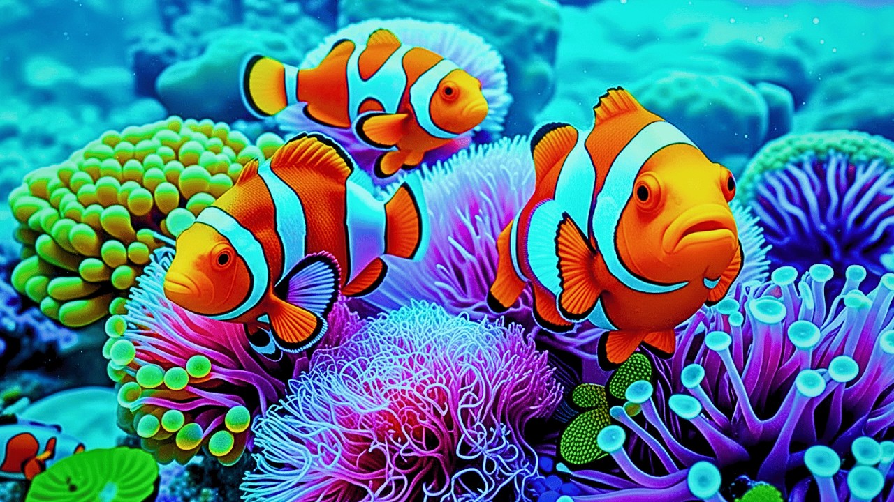 🐠Ocean Wildlife 4K | Peaceful Ocean Documentary | Calm Underwater Wildlife | Soothing Piano Melodies