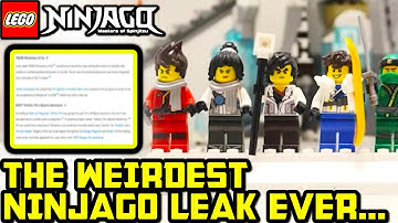The Weirdest Ninjago Leak Just Dropped. ❄️ Confusing Ninjago News and Leaked Images!