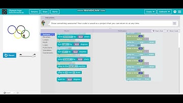 Olympic logo | using code.org