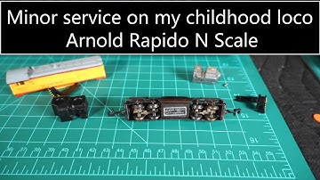 Servicing a vintage 1968 Arnold Rapido Union Pacific Baldwin 262 N Scale