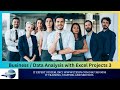 Data Analysis with Excel Student Projects 3 | #businessanalysis | #excel | IT Expert System, INC