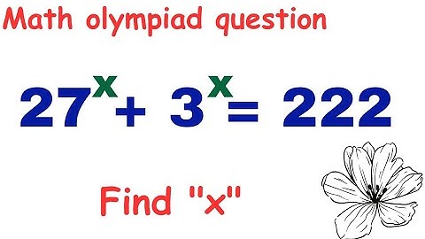 Math olympiad question | nice exponential question | Trick to solve | you should know this trick!!
