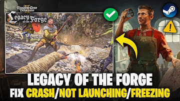 Kingdom Come Deliverance II Legacy of the Forge crasht, start niet, loopt vast en zwart scherm op...