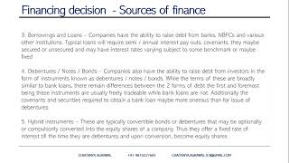 Pre MBA - Basics of Finance - I