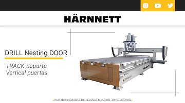CNC HÄRNNETT TRACK ATC DRILL Nesting Door