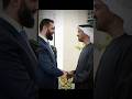 شاهد لحظة وصول الرئيس أحمد الشرع إلى الإمارات سوريا الامارات أحمد الشرع  