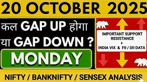 NIFTY PREDICTION FOR TOMORROW & BANKNIFTY ANALYSIS FOR 20th OCT 2025 | MARKET ANALYSIS FOR TOMORROW 