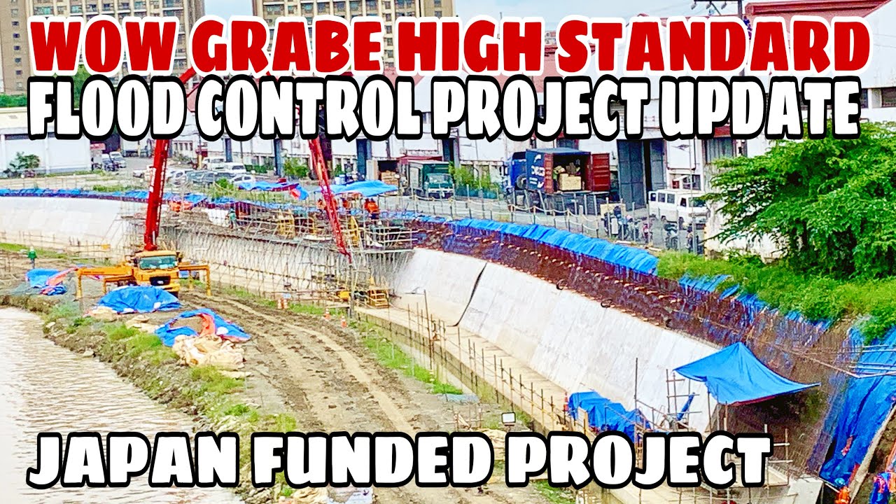 WOW GRABE HIGH STANDARD PAGKA-GAWA. FLOOD CONTROL PROJECT UPDATE. MARIKINA-PASIG RIVER CHANNEL