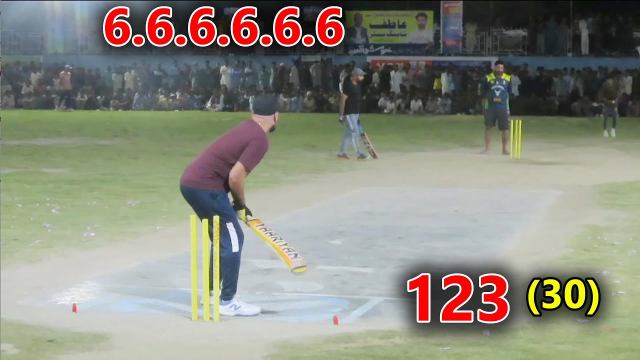 123 Runs Just 30 Balls Dawood Pahtan & Mimran Khan Best Batting in ...