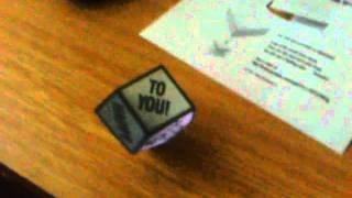 Magic floating cube - Optical Illusion-
