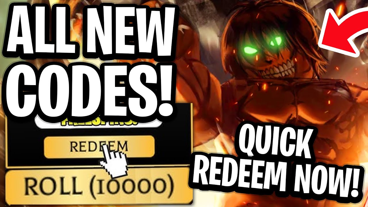 *NEW* ALL CODES IN ATTACK ON TITAN REVOLUTION ROBLOX (REDEEM THESE ...