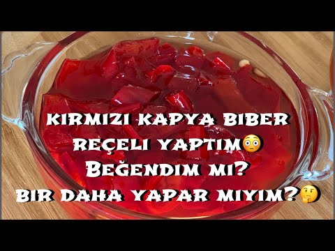 Aci Biber Receli Leziz Yemeklerim
