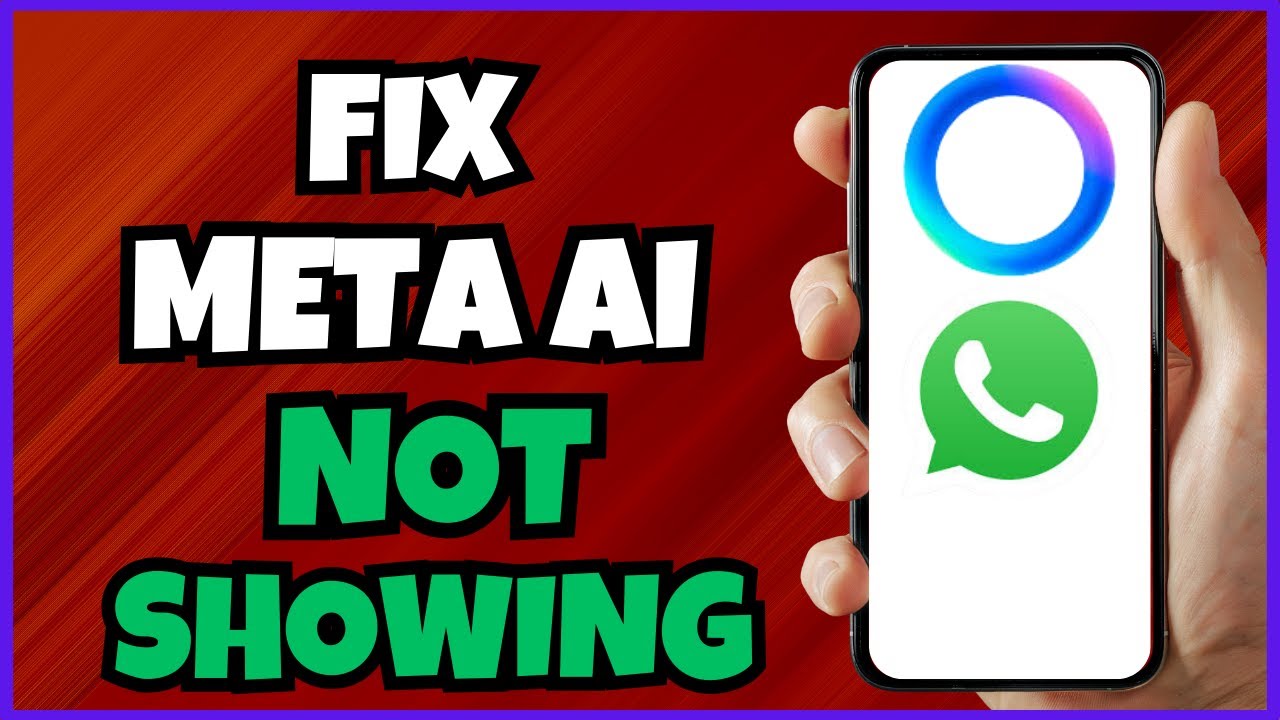 How to Fix Meta AI Not Showing on WhatsApp iOS | Full Guide! - YouTube