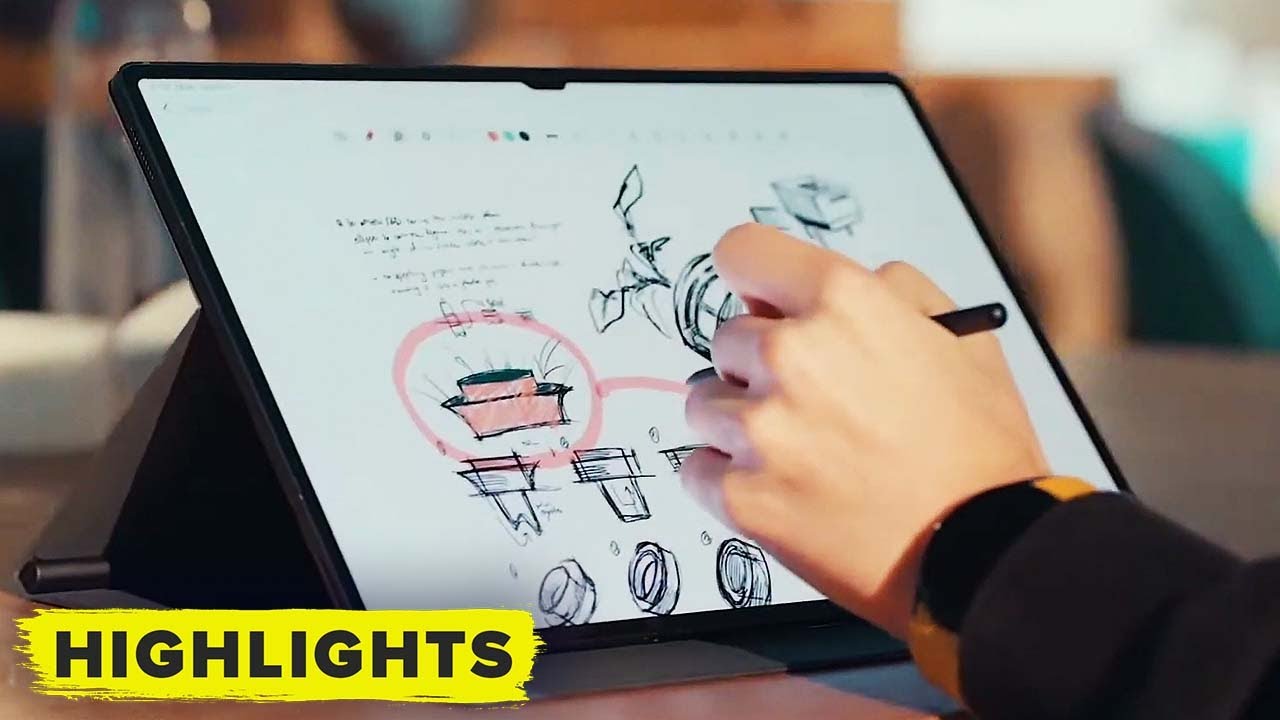 video Samsung Galaxy Tab S8+ Plus 5G 2022