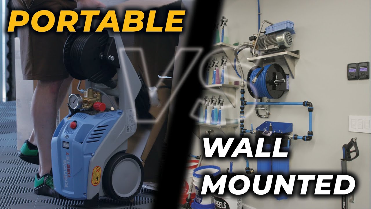 Wall-Mount vs Portable Pressure Washer: Which is Best?