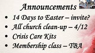 4-6-25 RLCC Worship Service