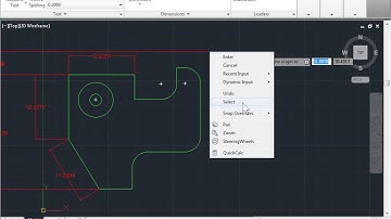 C00906  Baseline Dimensions AutoCAD 2014 Tutorial