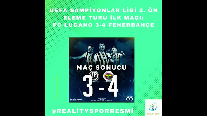 UEFA Şampiyonlar Ligi 2. Ön Eleme Turu ilk maçı: FC Lugano 3-4 Fenerbahçe #ucl