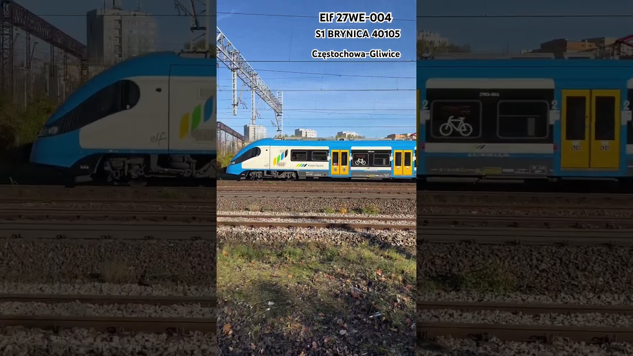 Koleje Śląskie ELF 27WE-004 S1 Brynica Częstochowa-Gliwice