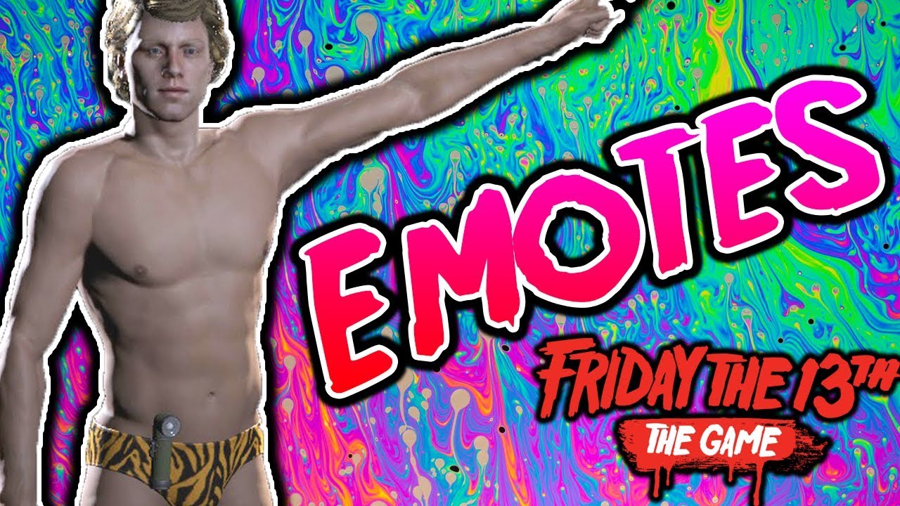 All Emotes in Friday the 13th Game ( Springbreak 1984 dlc pack)