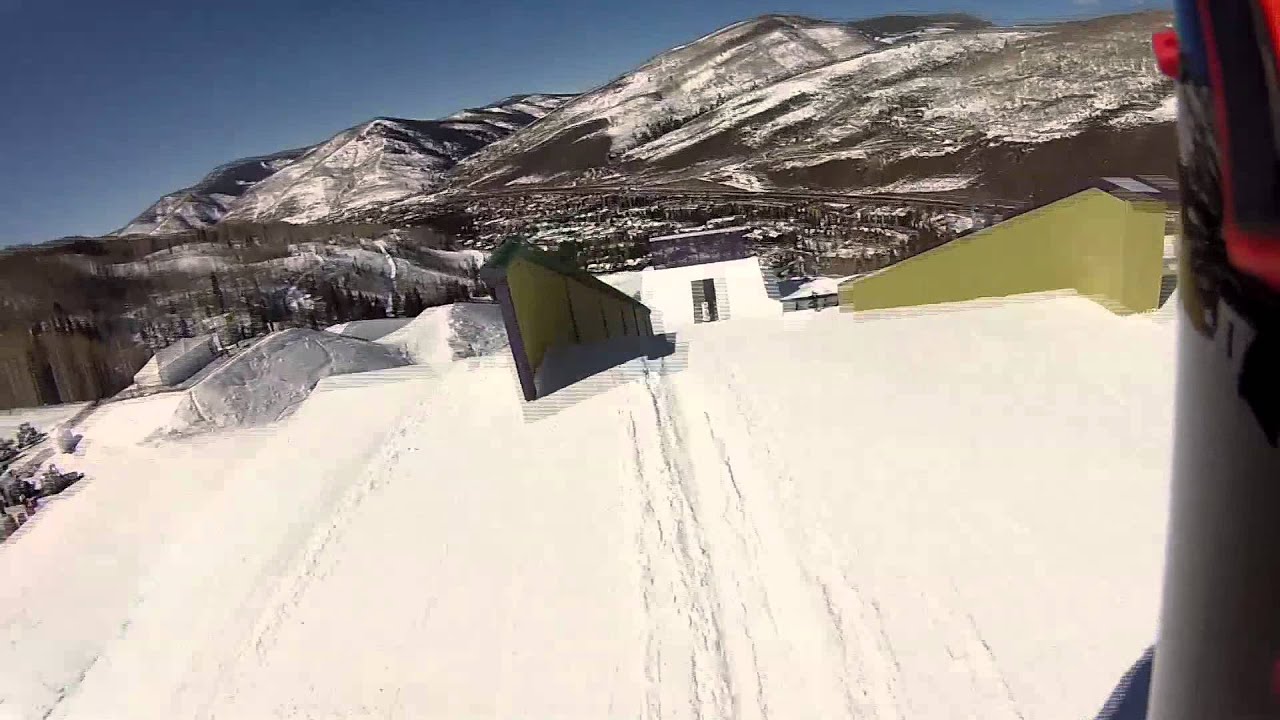 Burton US OPEN at VAIL, Slopestyle course top to bottom on a Drift HD