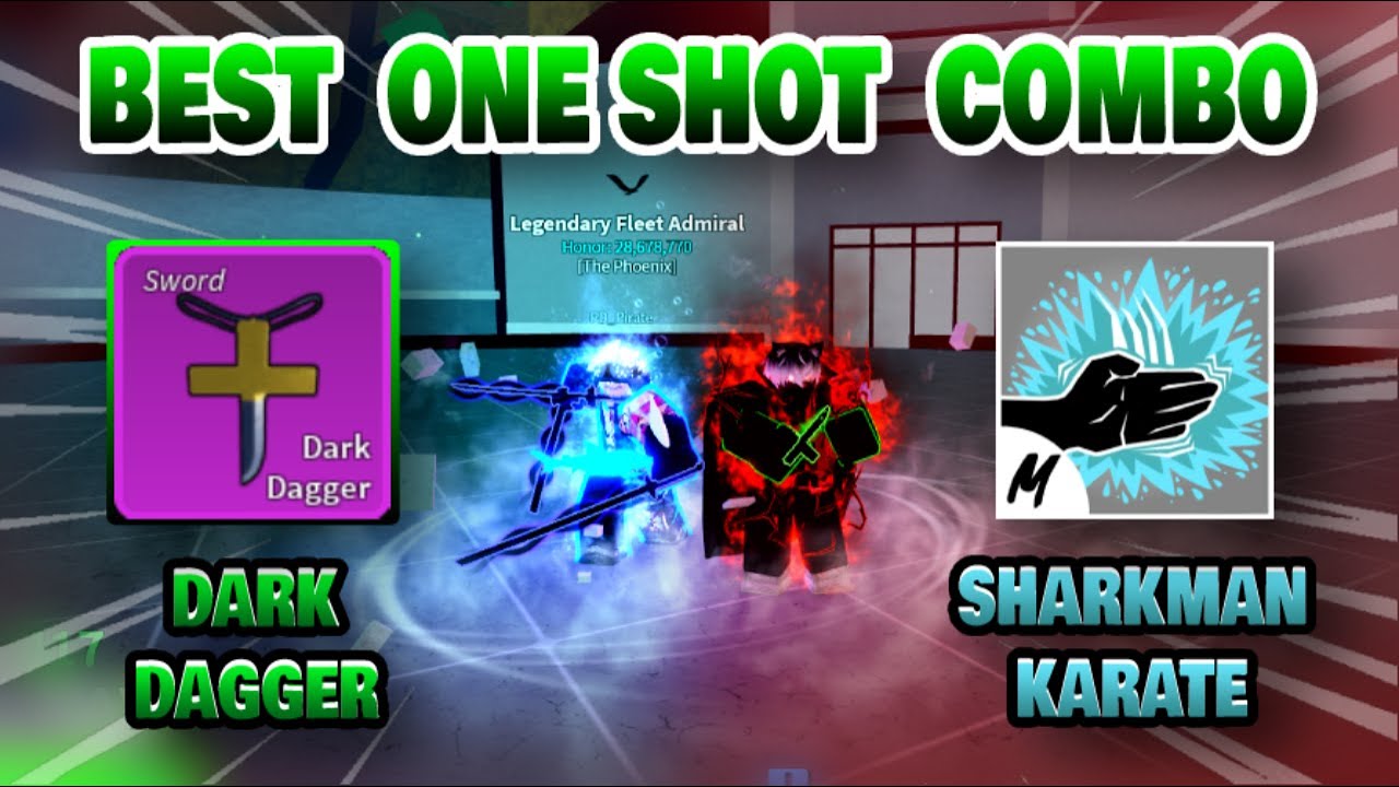 Best Soul + Sharkman karate One Shot Combo 』Mobile l Roblox
