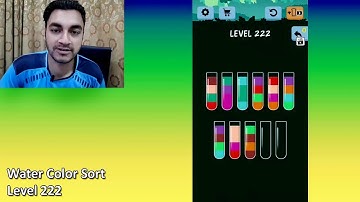 Water Color Sort Level 222 | Avir Gaming | New Water Color Short Game | New Level Game 2021