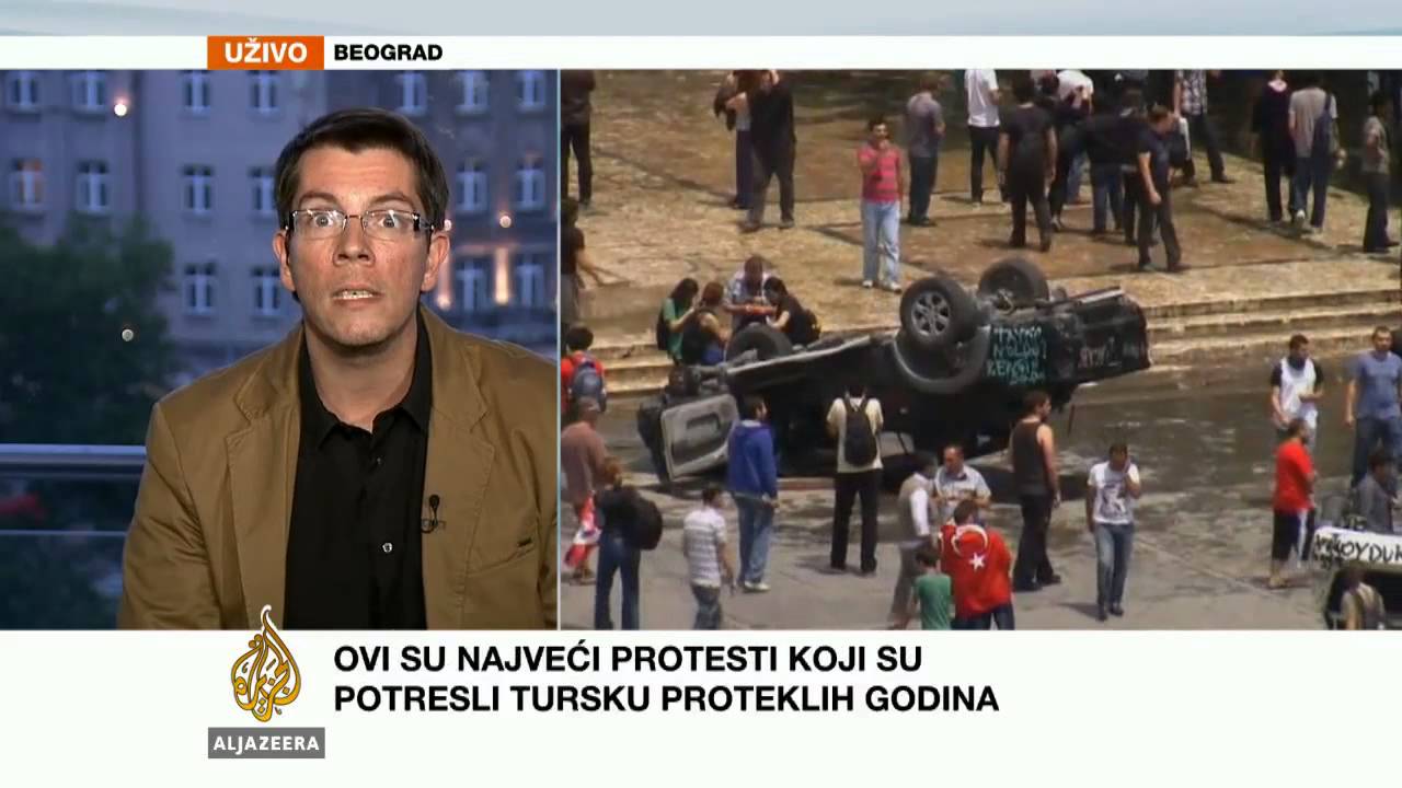 أيزنهايمر يتحدث عن المظاهرات في تركيا - قناة الجزيرة البلقان