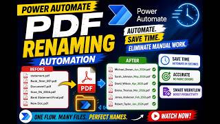 Rename PDF Files Automatically in Power Automate Desktop | Read PDF   Regex   Rename Files