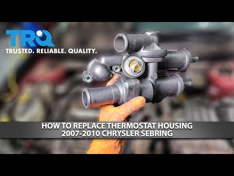 How to Replace Thermostat Housing 2007-2010 Chrysler Sebring (2.4L)