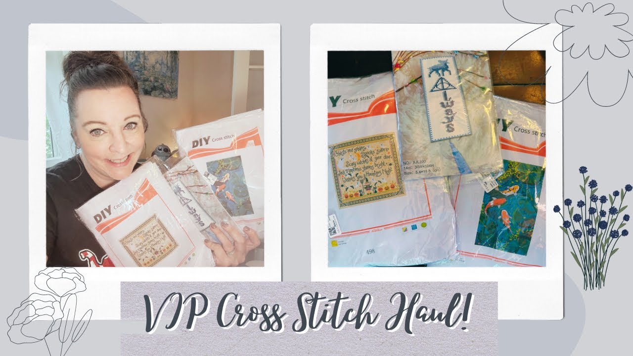 VIP Cross-stitch haul! #vipcrossstitch - YouTube