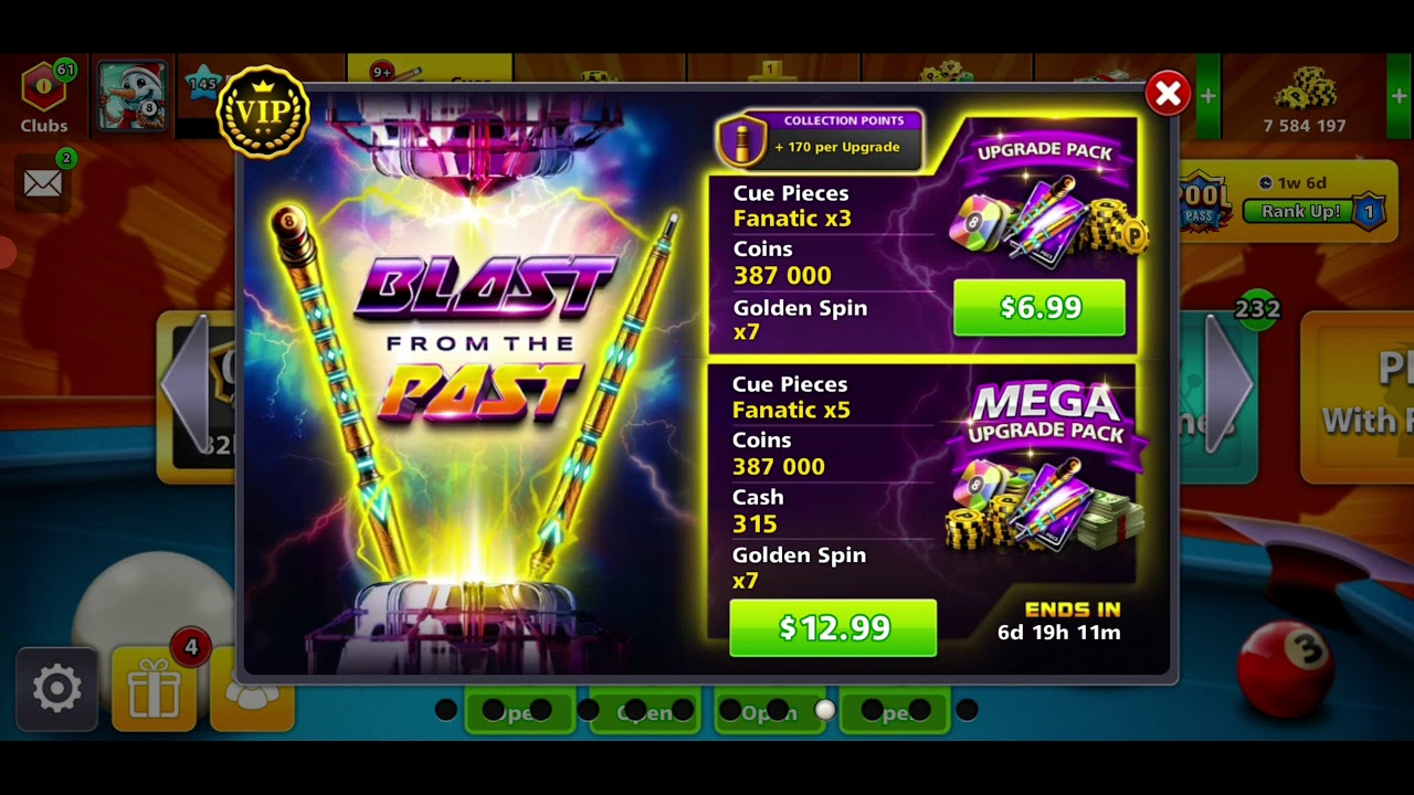 8 Ball Pool New Year 2021 Offers Year in review & Blast from the Past.