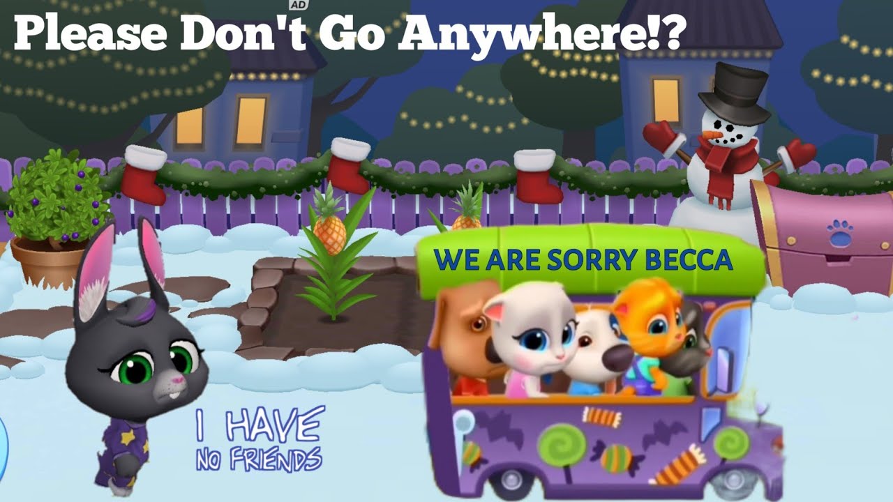 💔🤕BECCA HATES FRIENDS🥀AMONG US | TALKING TOM FRIENDS🥹💦