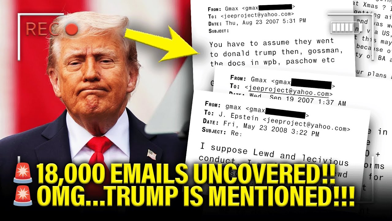 Trump gets BAD NEWS as Epstein SECRET EMAILS are Released