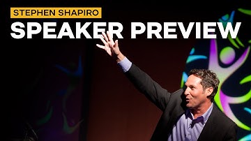Stephen Shapiro, Business Innovation Keynote Speaker | Speaker Preview