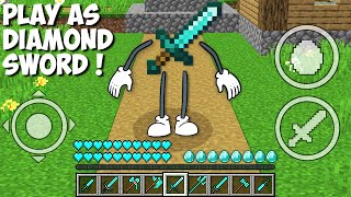 What if you CAN PLAY AS DIAMOND SWORD in Minecraft ? HOW TO PLAY !