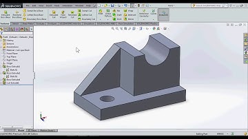 how to use extruded and extrude cut in solidworks ..video 18#
