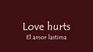 Video thumbnail of "Nazareth - Love hurts Lyrics ( TRADUCIDA AL ESPAÑOL )"