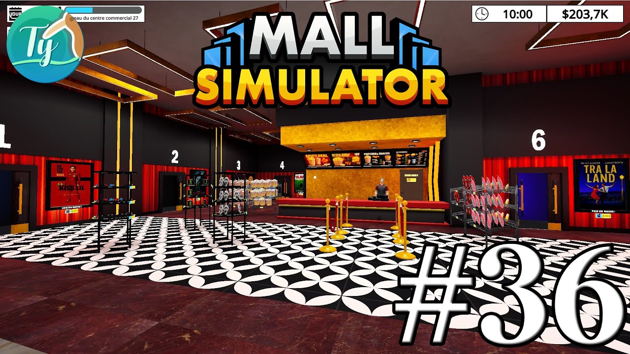 Mall Simulator#36: Licence cinéma, licence sushi : le centre commercial progresse