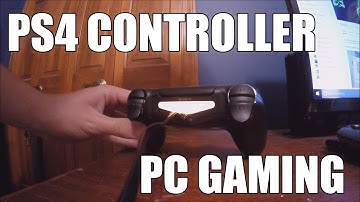 HOW TO USE YOUR PS4 CONTROLLER ON STEAM/PC (EASY)