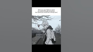 Better to admit a wrong turn than stay stuck forever