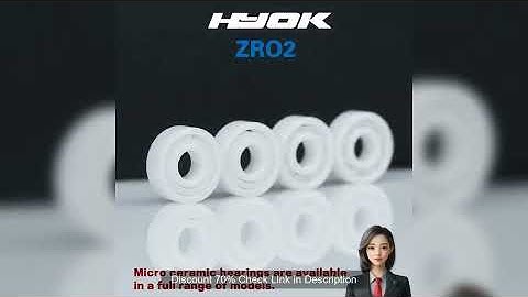 1PCS  ABEC-9 Zirconia Ceramic Bearing6 683 684 685 686 687 688 689 693 694 695 696 697 698 699  2RS