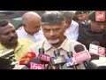 Chandrababu before media after visiting Ex MP Siva Prasad in Apollo hospital, Chennai