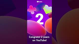 2 Years on YouTube Milestone achieved.