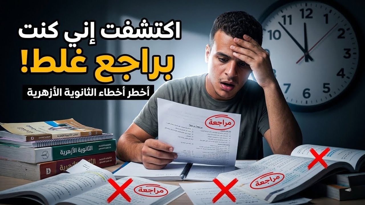 أخطر 5 أخطاء بتضيع مجهود طلاب الثانوية الأزهرية في فترة المراجعات | د.هشام محمود