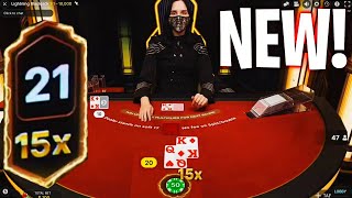 HUGE 15X NEW LIGHTNING BLACKJACK WIN! (LIVE GAMESHOW) screenshot 4