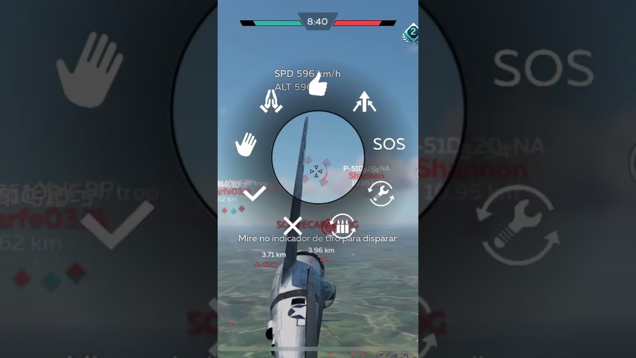 Boom and zoom com o P-47 