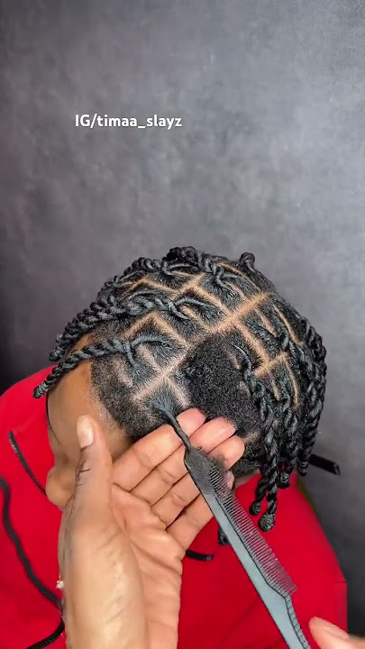 STARTER LOCS WITH EXTENSIONS ON SHORT HAIR PROCCESS 🔥 OR NAH 👎👎 #locs_18